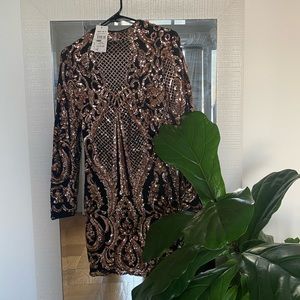 Sequin New Year’s Eve dress